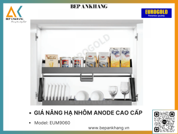 GIÁ NÂNG HẠ NHÔM ANODE CAO CẤP EUROGOLD EUM9060  - 600mm